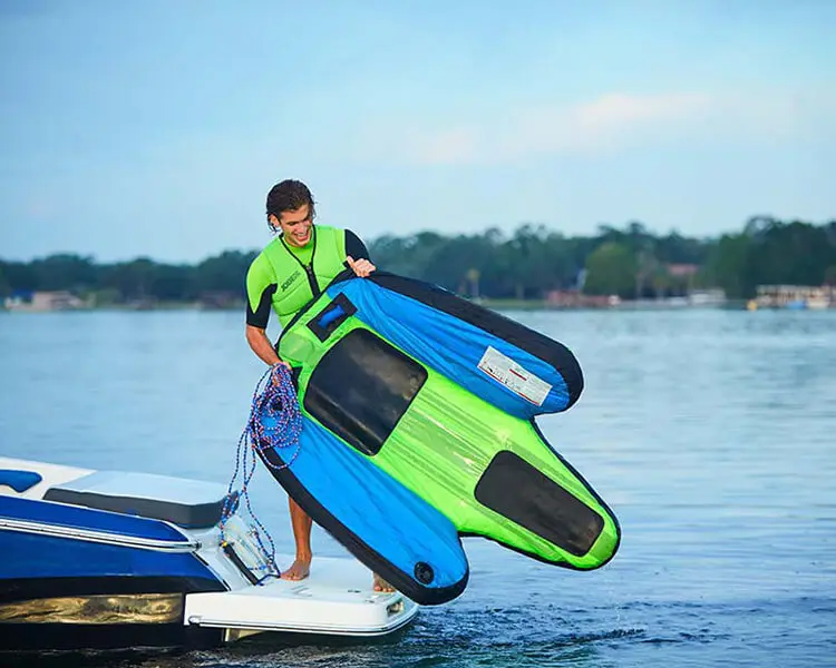 Watersport Jet Ski 1 Person Flying Inflatable Water Tube Towable Float