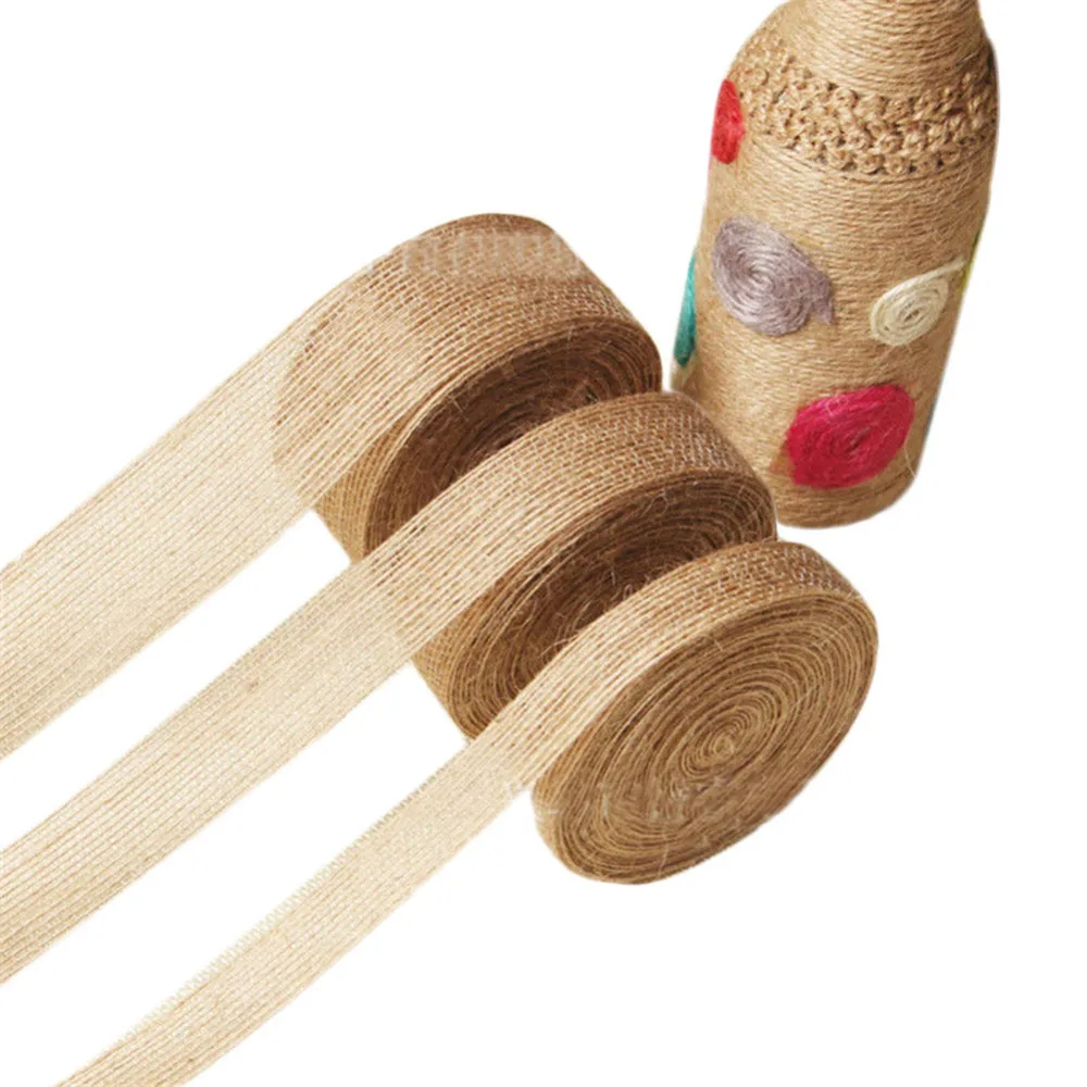 Wholesale Customized Jute Natural Wired Burlap Ribbon Buy Jute Ribbon