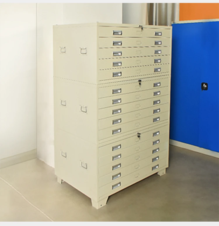 Modern Design Steel Fully Assembled Office Furniture Metal Flat Plan 5