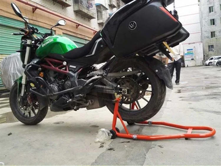 Wholesale Adjustable Motorcycle Paddock Stand For Front Wheel Stand
