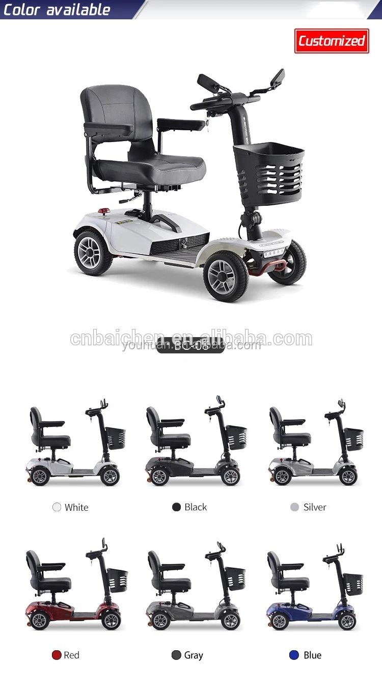 Very easy to use scooter electrico and handicapped scooters for adult disabled and eldly use