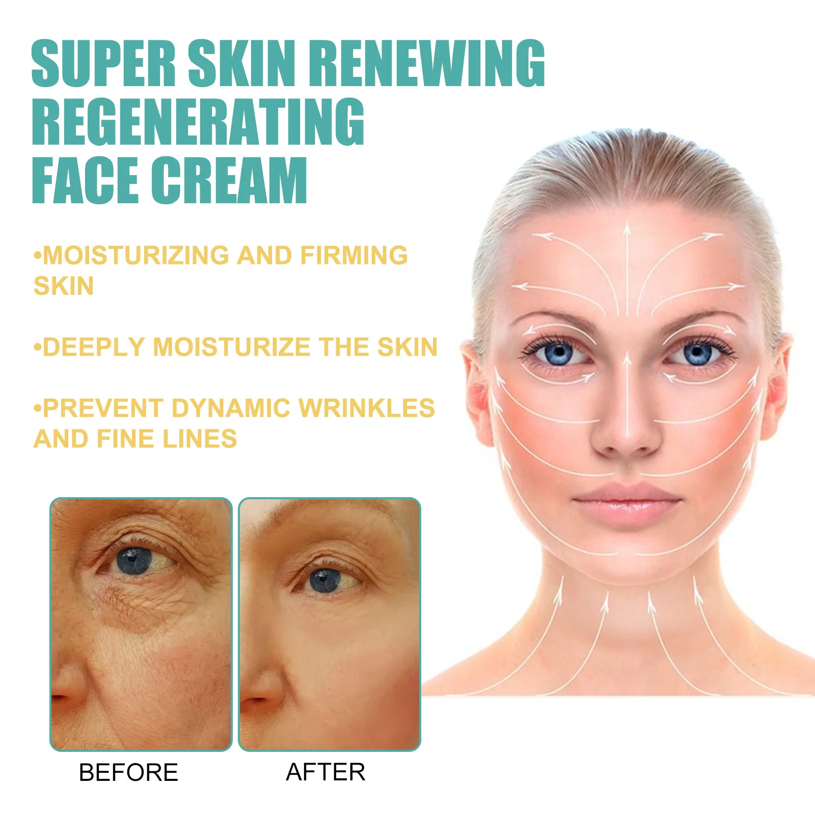 Skin Care Cream Skin Antiage Repair Cream Hydries,Moisturizes