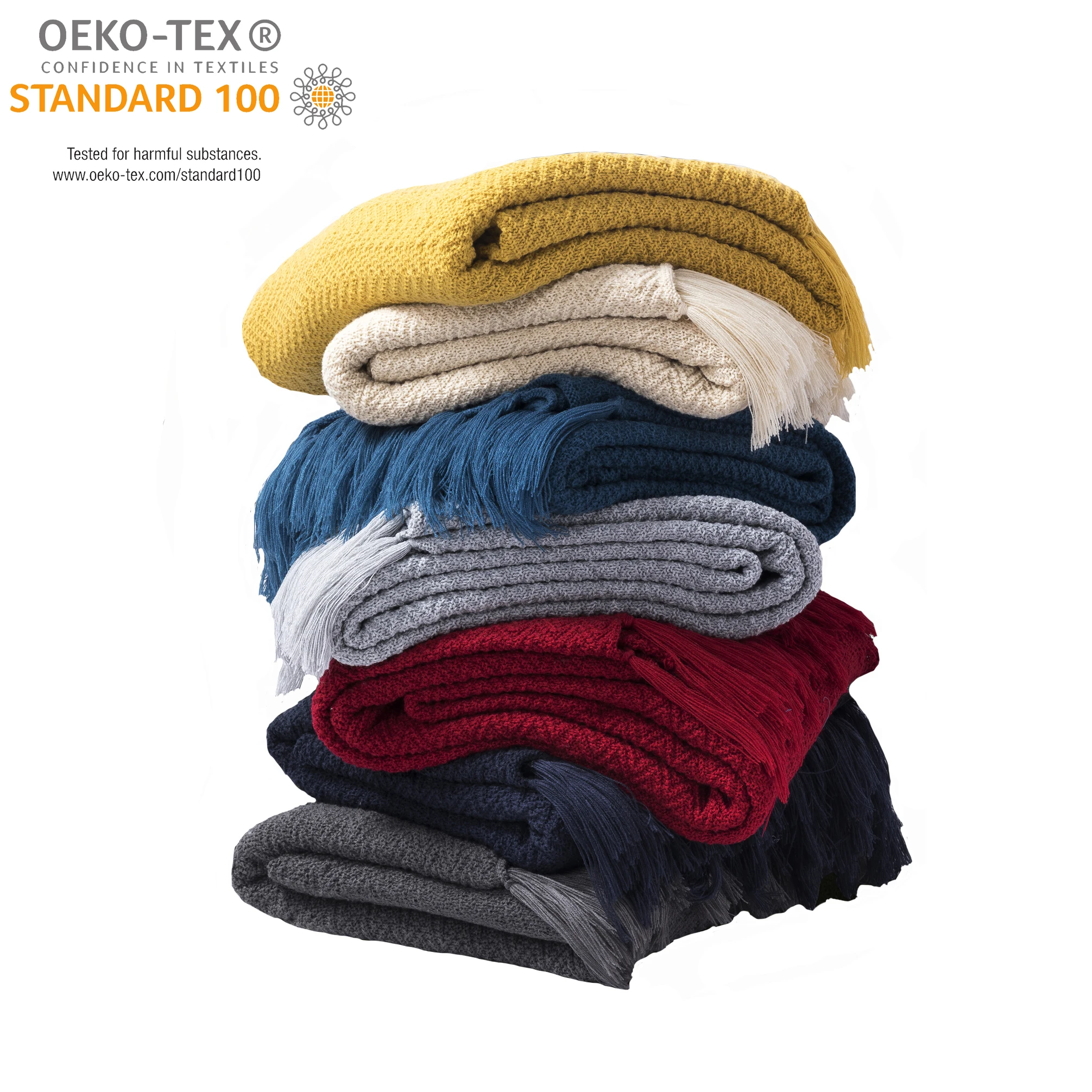 Venta al por mayor cobijas tejidas en crochet Compre online Las mantas de ganchillo de lana para cobijarte con estilo