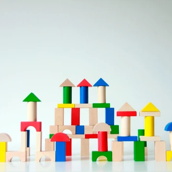 educational wooden blocks