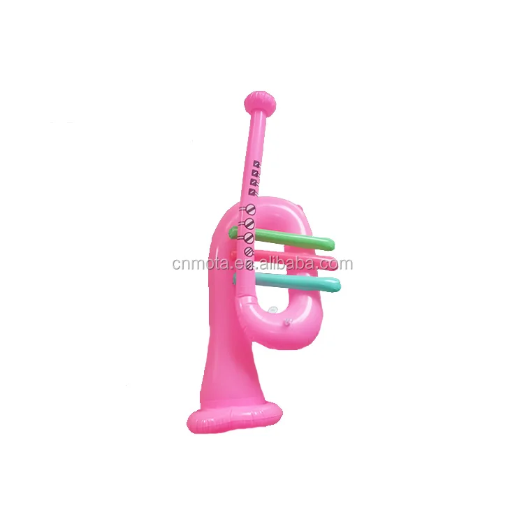 pink toy trumpet