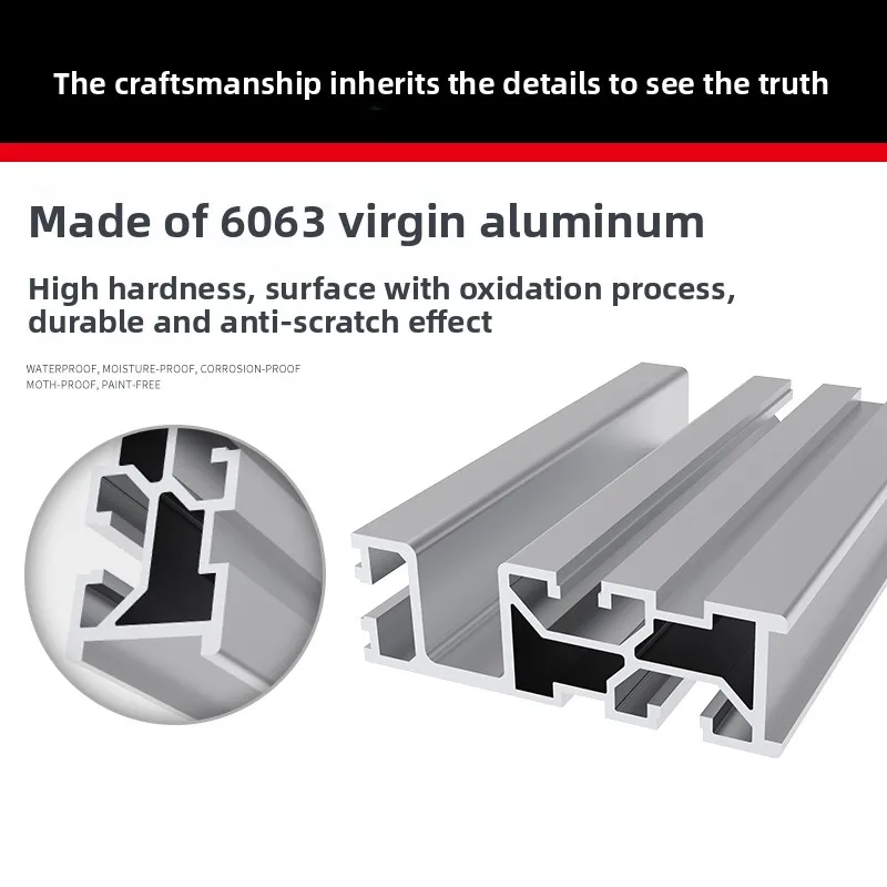 Industrial 32100 Aluminum Profile for Machinery 32*100 Aluminum Alloy Guide Rail for Engraving Machine manufacture