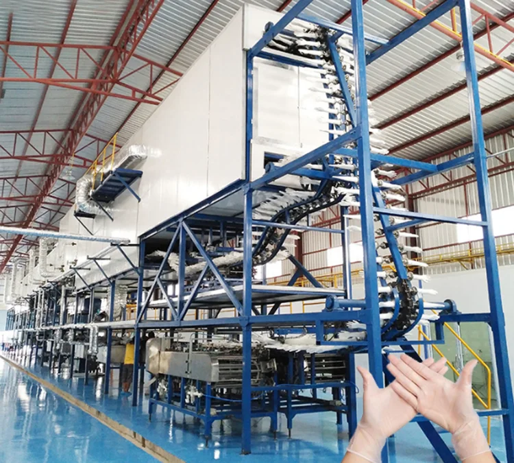 dispoable glove making machine