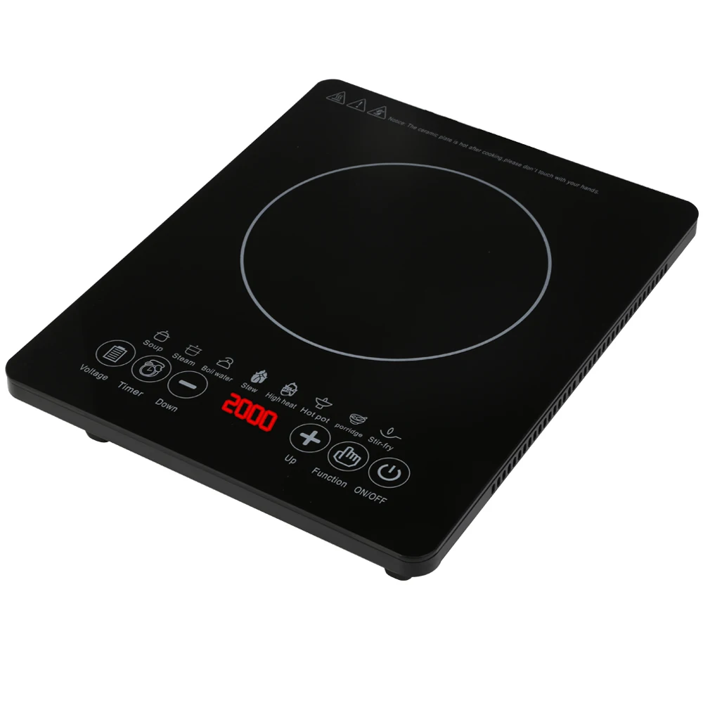 2000w Single Burner 220v Ultra Slim Induction Stove Cooker 2020
