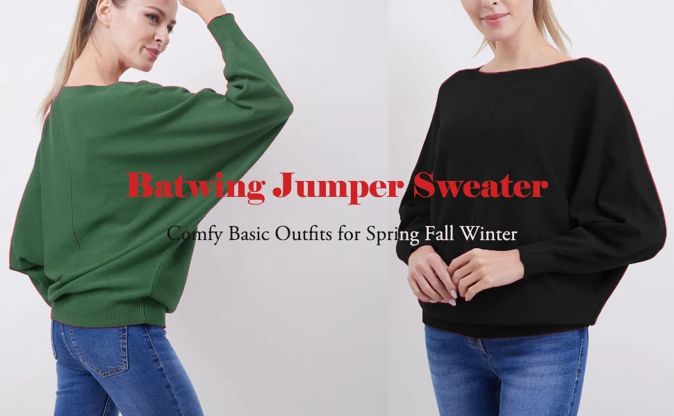 Women Sweaters Neck Batwing Sleeve Casual Cashmere Jumpers Winter Pullovers  Women Sweater Tops For Mom Mother Ladies Clothes - Buy Women Sweater,Casual  Sweaters,Women Pullover Product on Alibaba.com