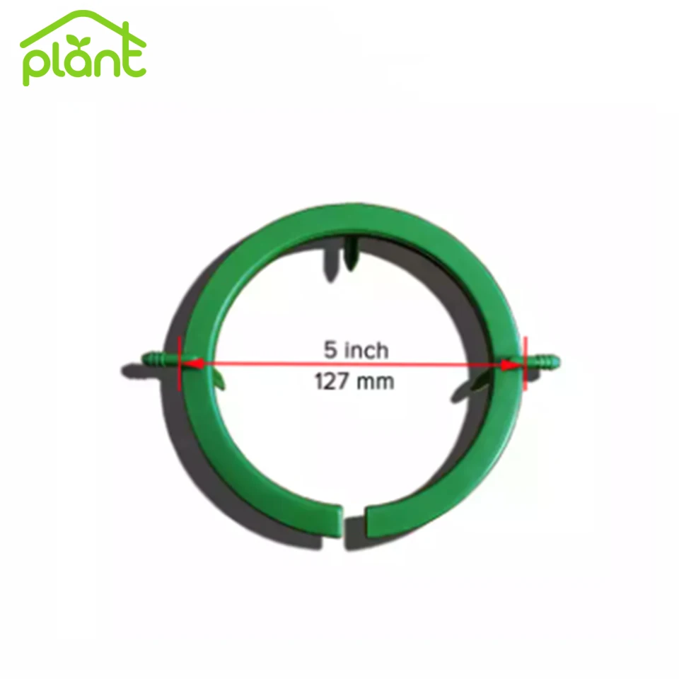 Green Color Indoor Hydroponics Watering Drip Ring For Medical Herb