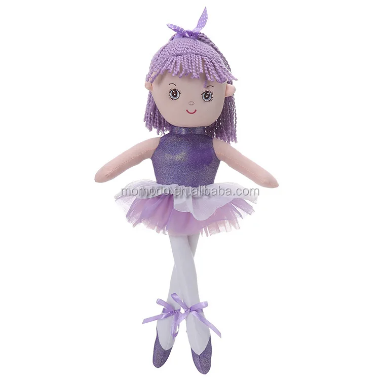 Wholesale Baby Toy Plush Rag Doll 40cm Custom Soft Ballerina Rag Doll