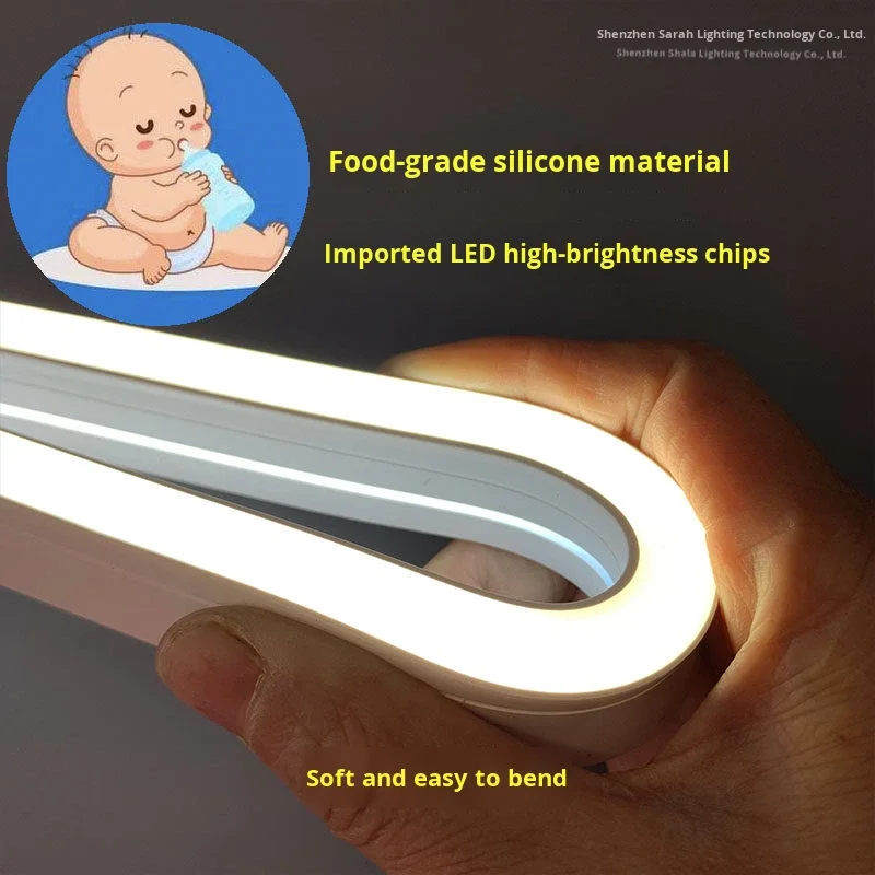 product soft light led tv strip 4mm 6mm wide round semi circular 13mm 5v ultra thin waterproof light strip-23