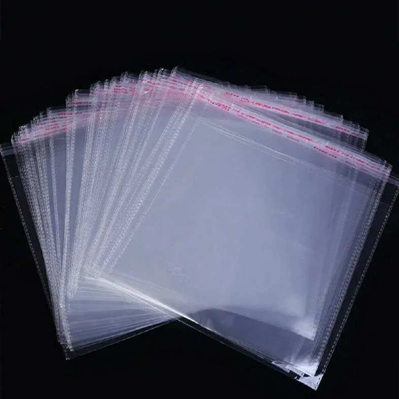 Custom Different Size Clear Transparent Opp Bag Self-adhesive Plastic ...