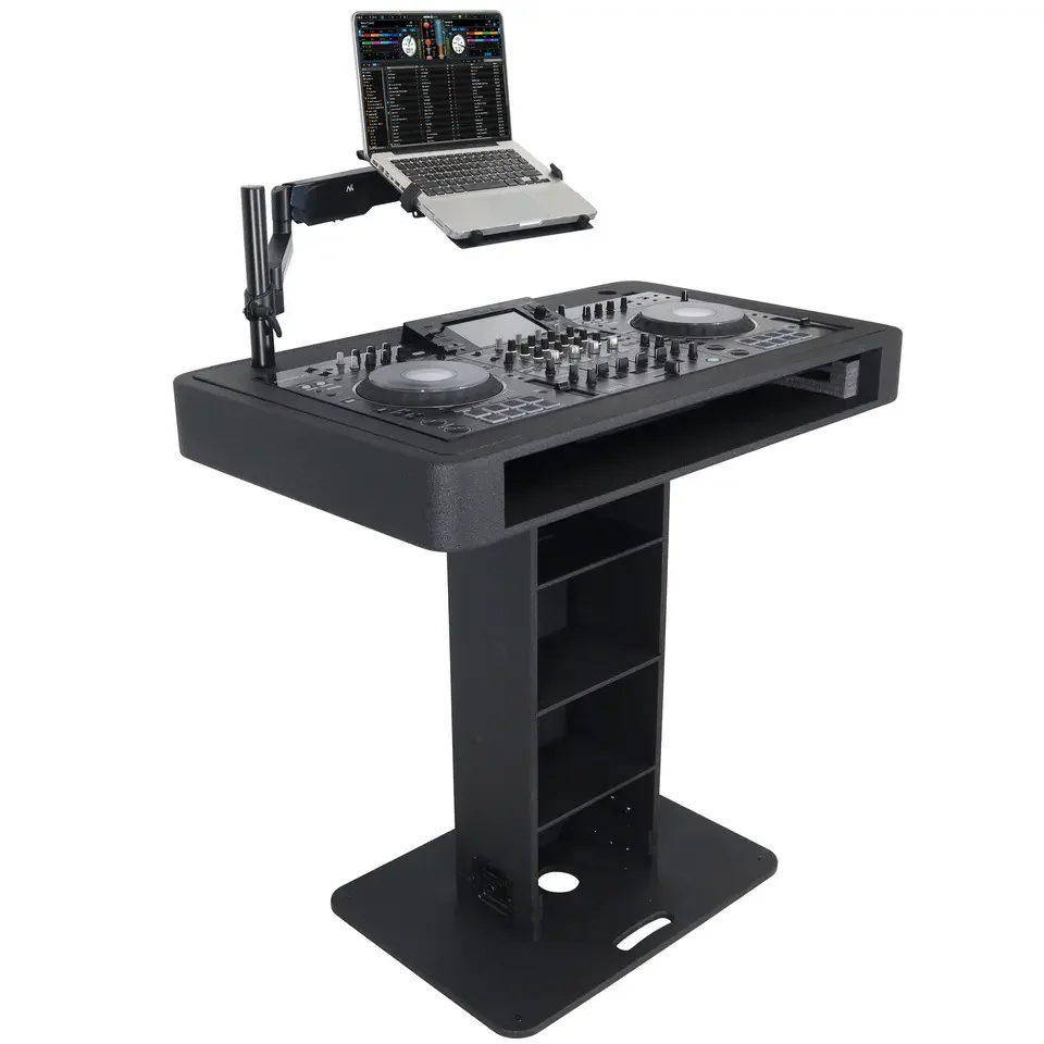 DJ Control Tower Podium Travel Stand with Flight Cases for Pioneer
