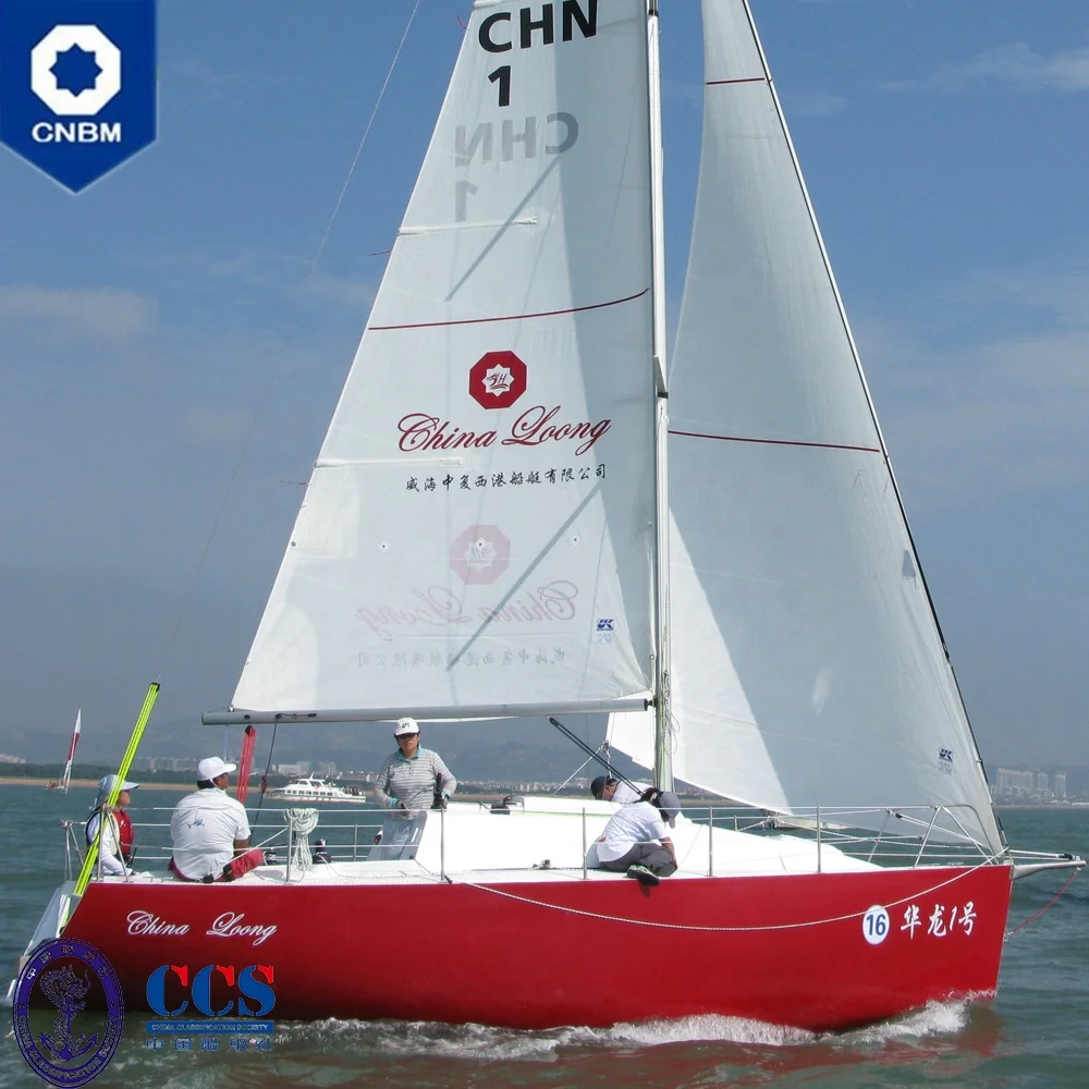 
26 ft Fiberglass Hull Material Monohull Type Racing Sailing Boats for Sale 