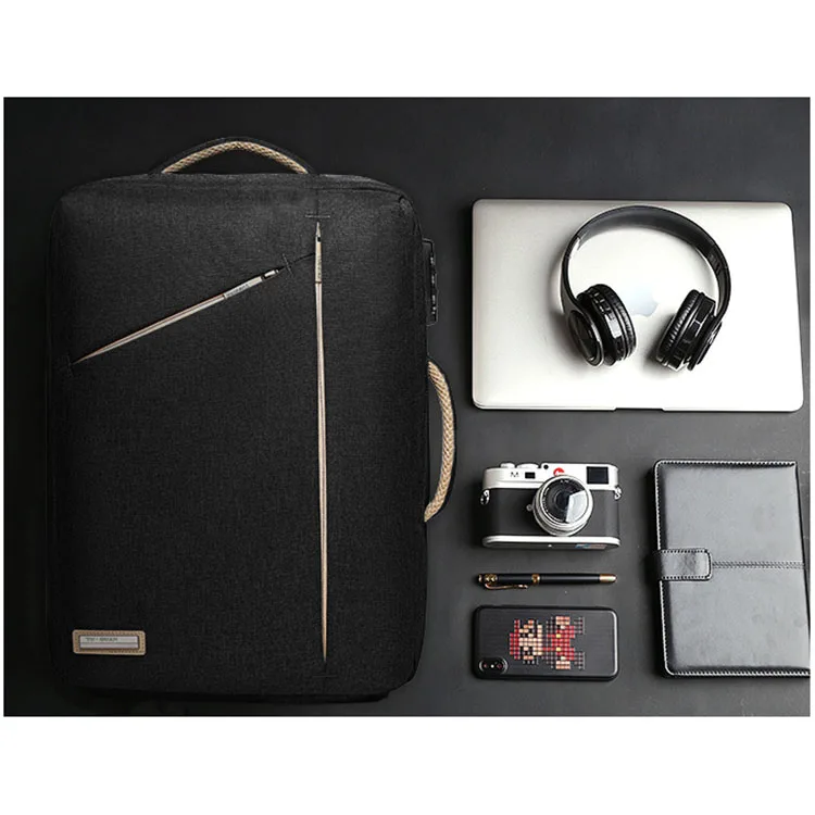 Trending Design Mulitifuncation Laptop Case Mens Computer Backpack Bag