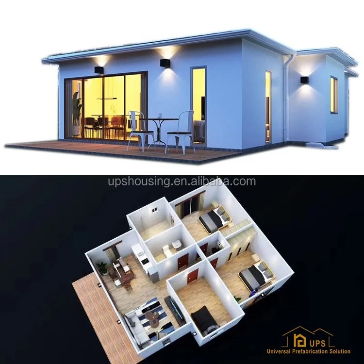 Ups Housing Best Selling Foam 3d Cement Sandwich Panel Cheap Houses