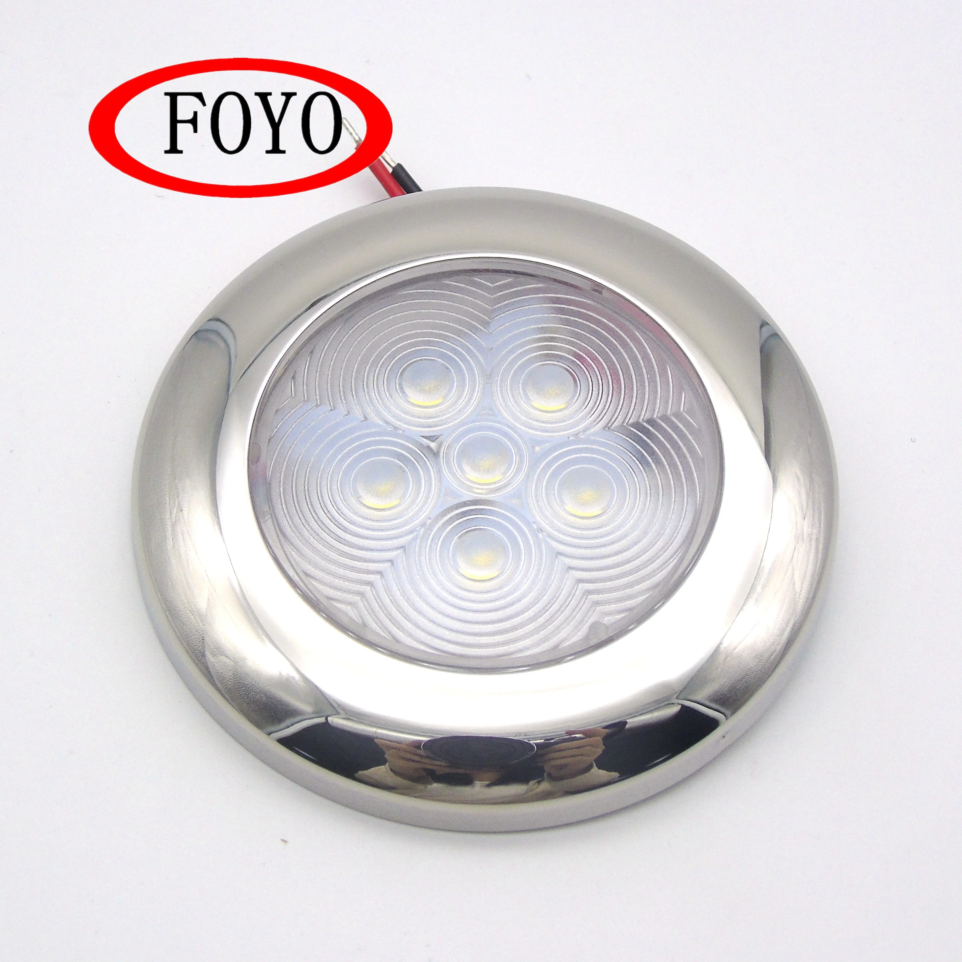 Foyo Brand Hot Sale Marine 12 V LED Stainless Steel  Blue Celling Light Navigation Side Lamp for Boat and Yacht