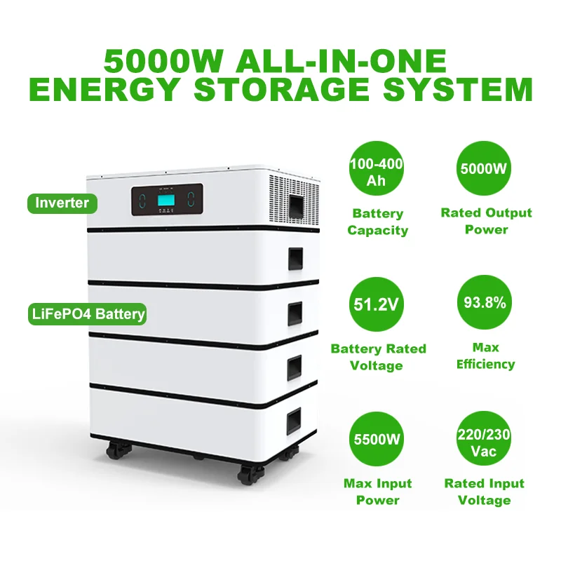 EnergyCreative All in One 5KW Removal Off Grid Solar Energy System With ...