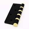 Durable coffee black copper furniture door hinge 5inch 14axis