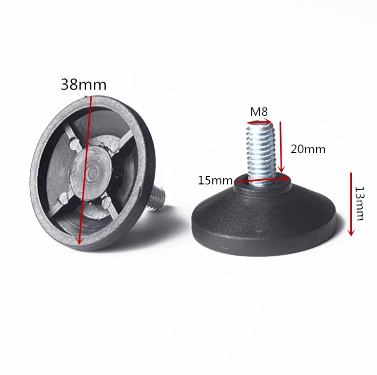 Buy Steel Heavy Duty Adjustable Furniture Leg Leveler, Furniture Leg Leveler Furniture Leg Leveler Leveling Feet For Workbench Machine Cabinet Set Of 4 Black