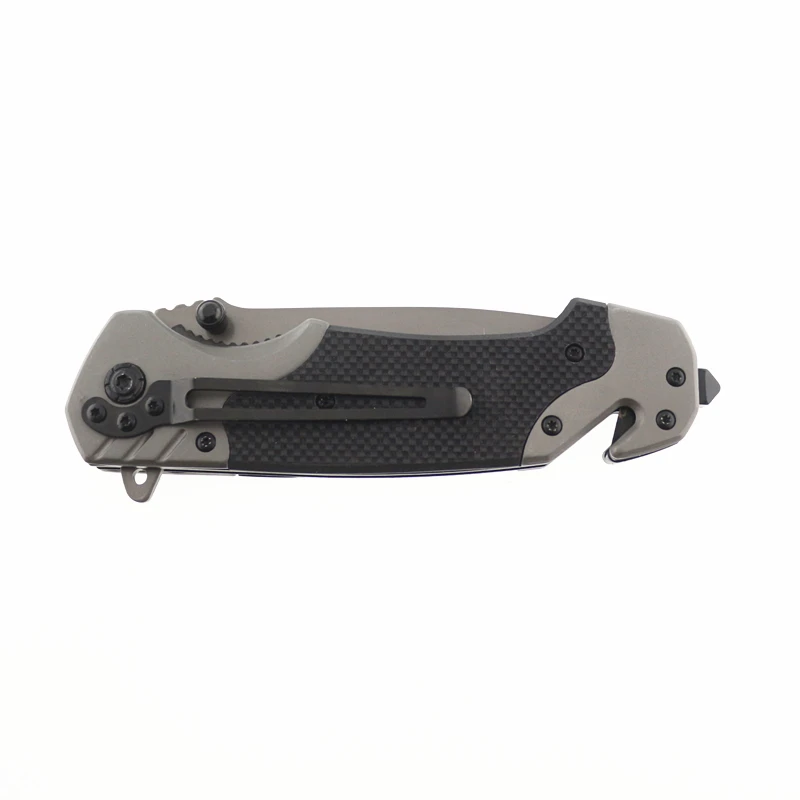 Good Sell Black Coating Aluminum Handle Folding Pocket Knife Tactical