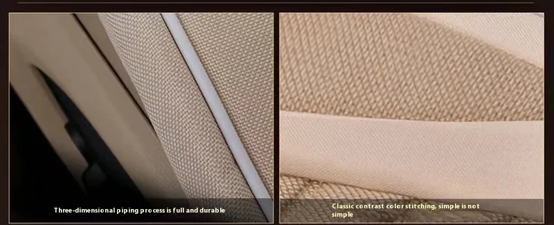 Universal Sports Design Single-Piece Leather Car Seat Cushion Cooling Massage Feature Linen for Spring Summer Compatible Mazda factory