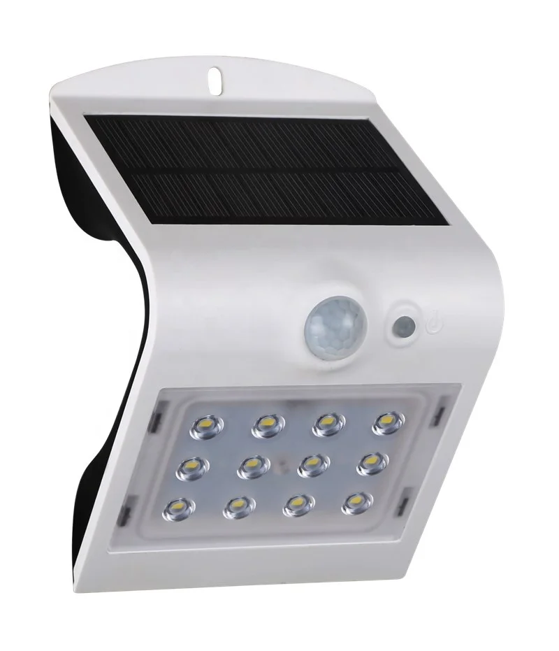 Solar Motion Activated Outdoor Integrated LED security/Area Light with Double Lighting