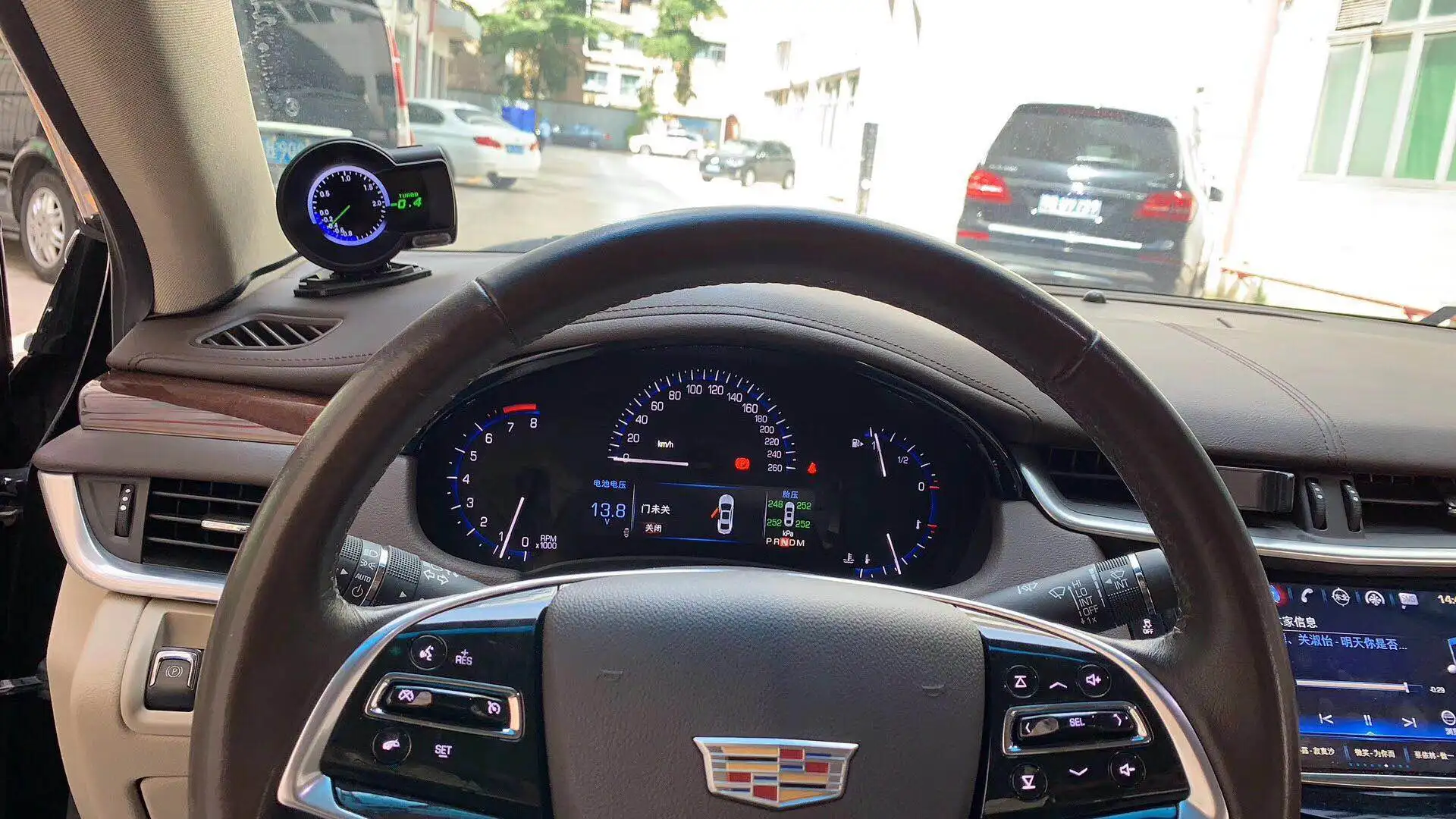 New Obd Car Gauge Obd2 F8 Head Up Display Digital Boost Voltage Speed ...