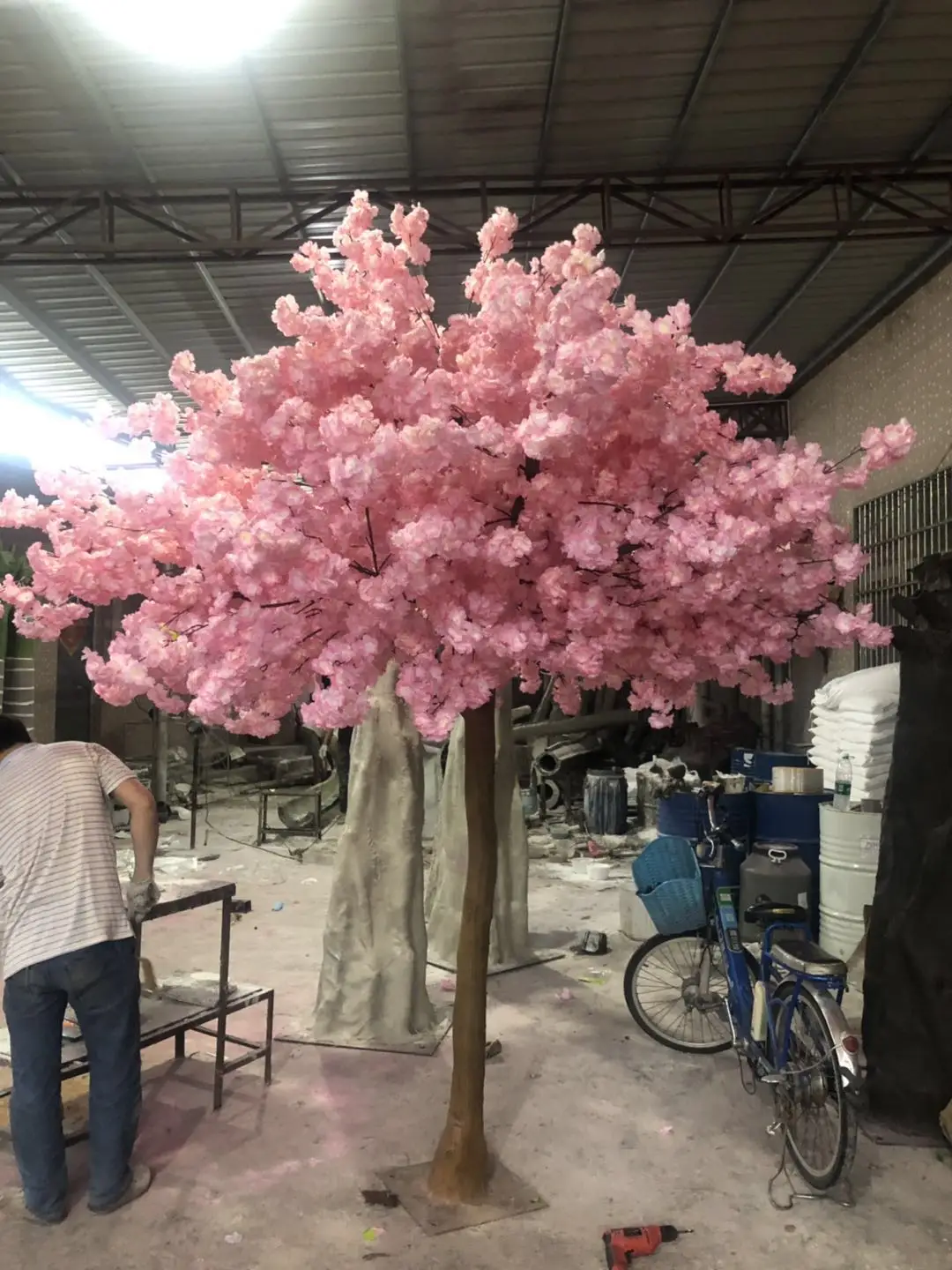 Tree With Artificial Flower 1.8 M,Can Be Customized Size Color