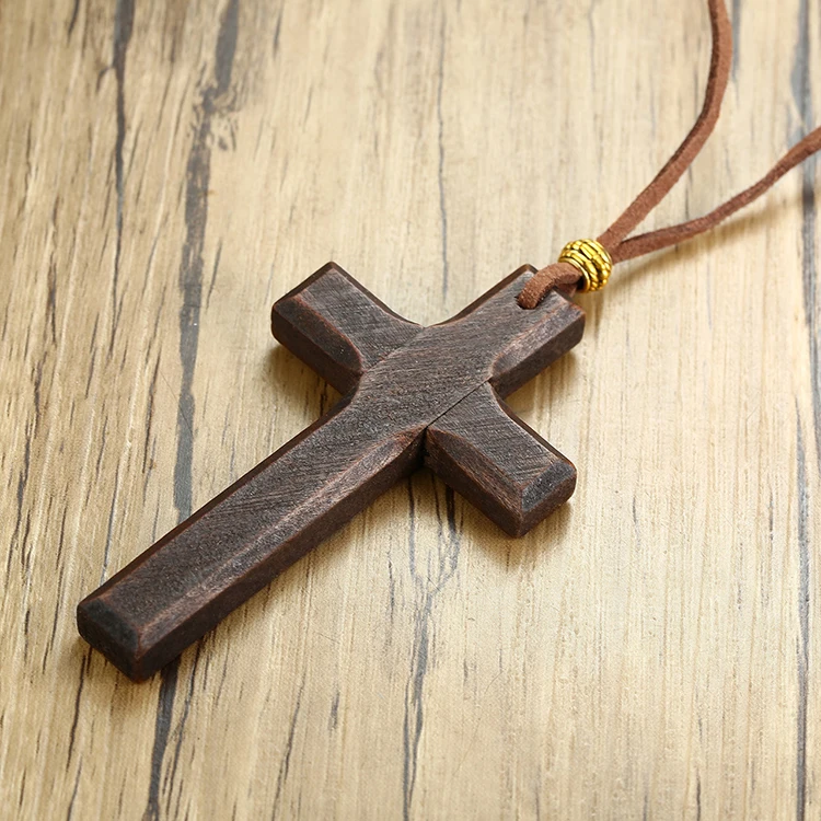 Handmade Vintage Leather Cord Wooden Cross Necklace For Men And Women Buy Cross Necklace Wooden Cross Necklace Cross Necklace For Men Product On Alibaba Com