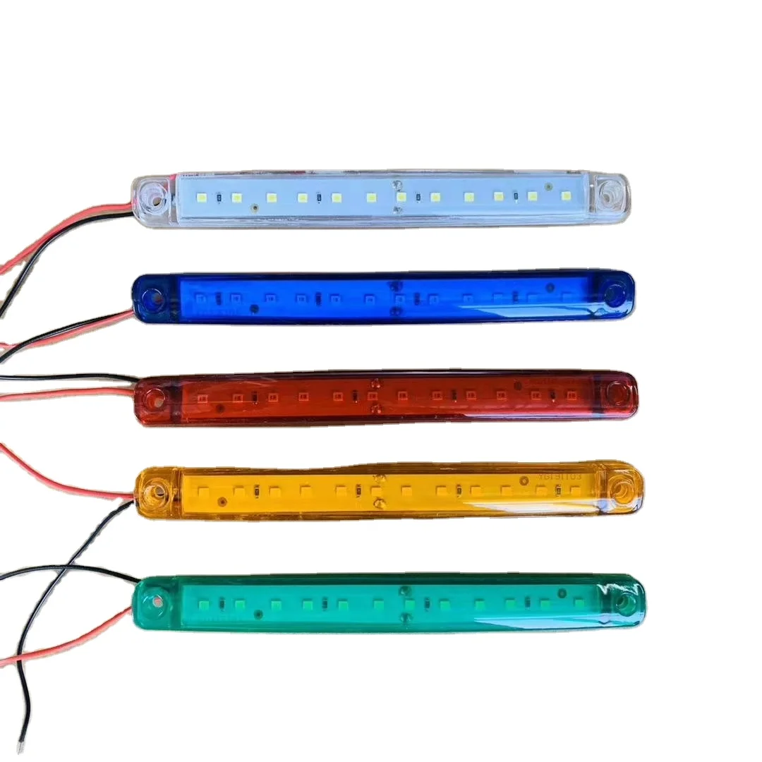 side marker 10 LEDS trucks trailer small bus lorry 24V Red Yellow strobe Signal Light woodoo