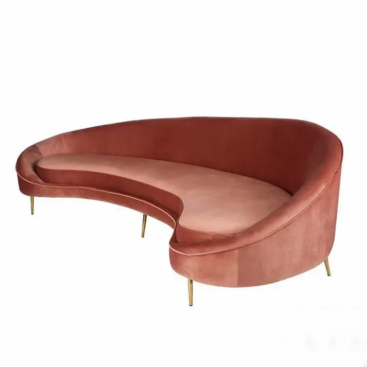 Custom furniture Special-shaped high-end club hotel multi-seat sofa