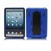 Custom Bulk Covers case Smart 3 in 1 Shockproof Pc Kickstand tablet Case For Apple Ipad mini 1 2 3 4 Silicone Case