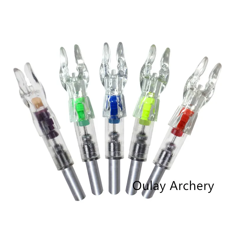 Double Grooves Lighted Arrow Nocks Luminock 6.2mm 5.3mm 5.9mm 4pcs