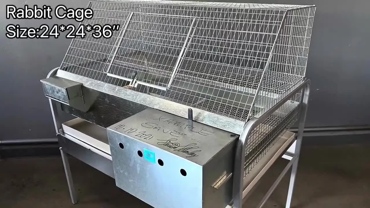 24*24*36inch Modular Rabbit Hutch - Durable & Spacious