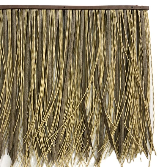 wholesale latest designs aluminum thatch roof abs artificial