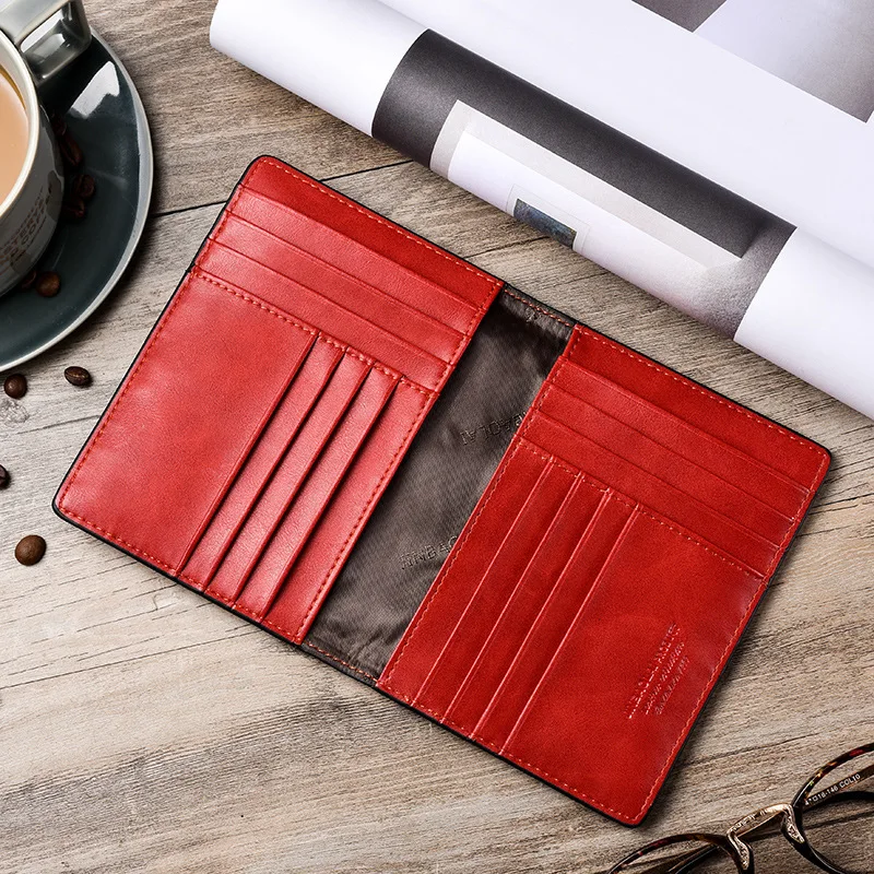 Factory Unisex Family Travel Organiser Wallet Leather Passport Wallet