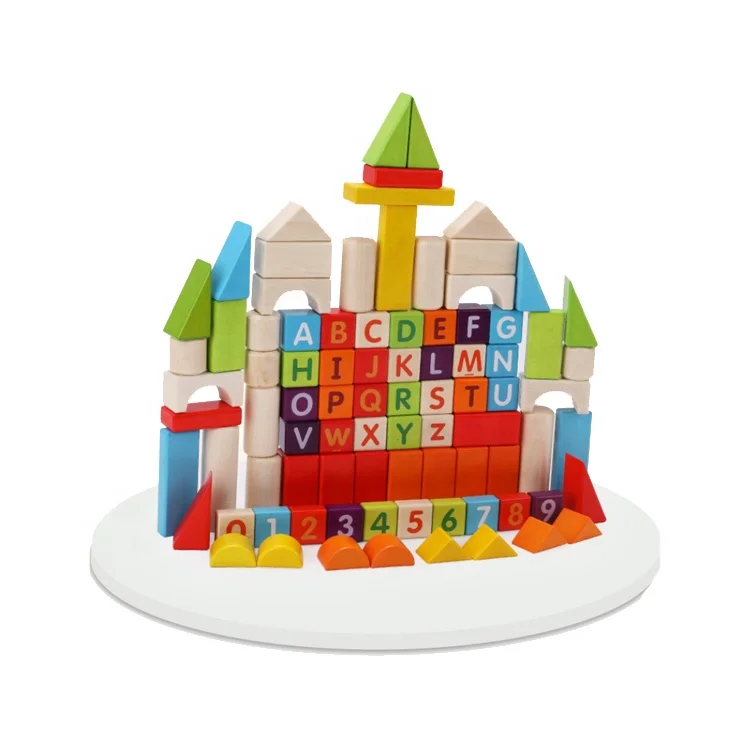 Wooden Stacked Building Blocks Math Game Tumbling Tower Buy Digital