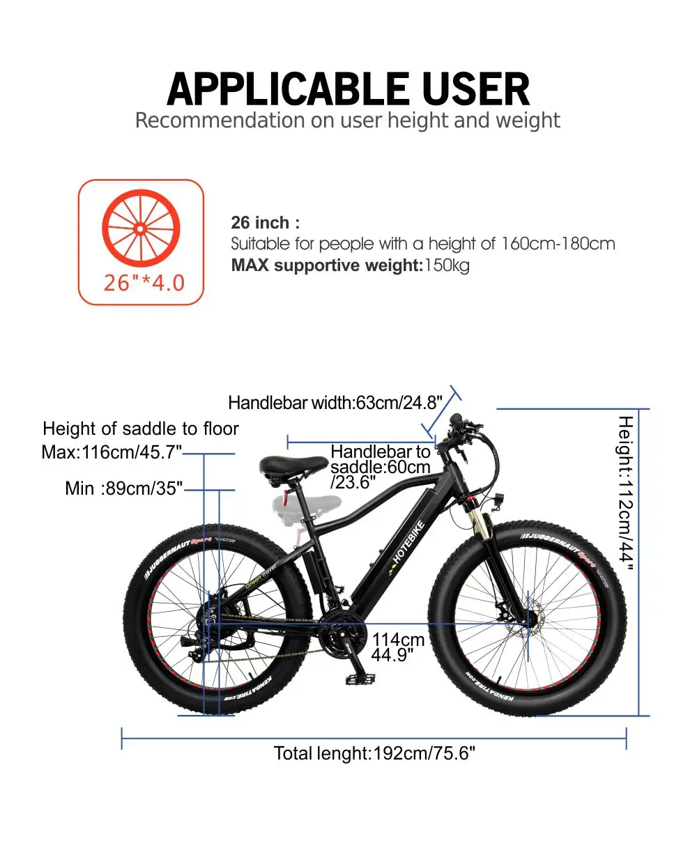 Fat ebike 750w 48V 60V 13AH velo electrique electric motorcycles - fat tire electric bike - 7