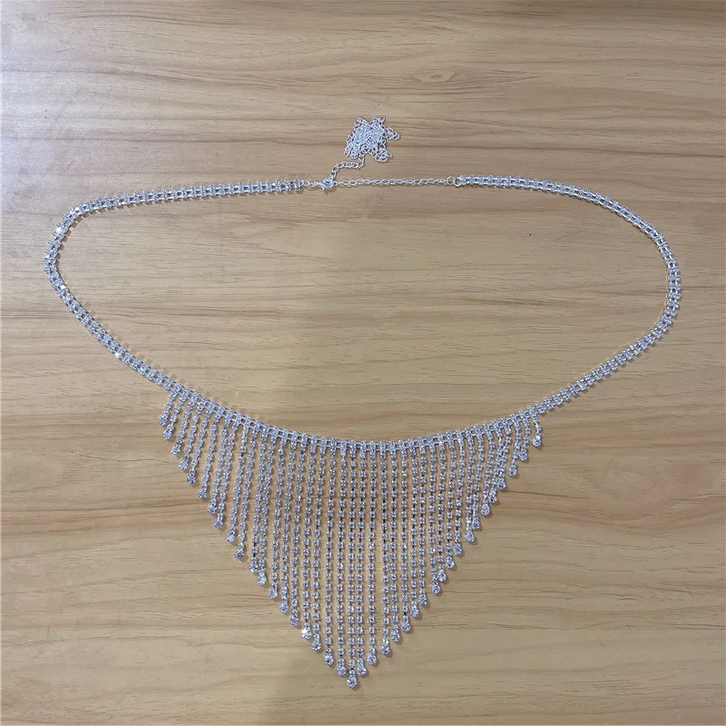 Factory Direct Supply Fashion Luxury Rhinestone Body Chain Sexy Bikini