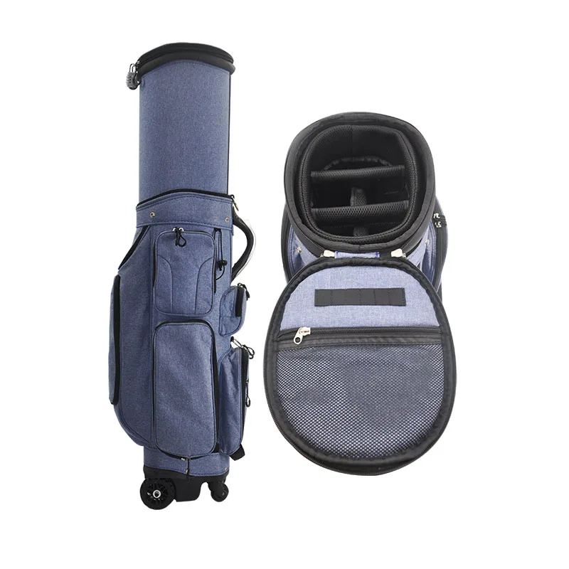 Professional Manufacturer Sale Nylon Golf Bag Travel Retractable Golf