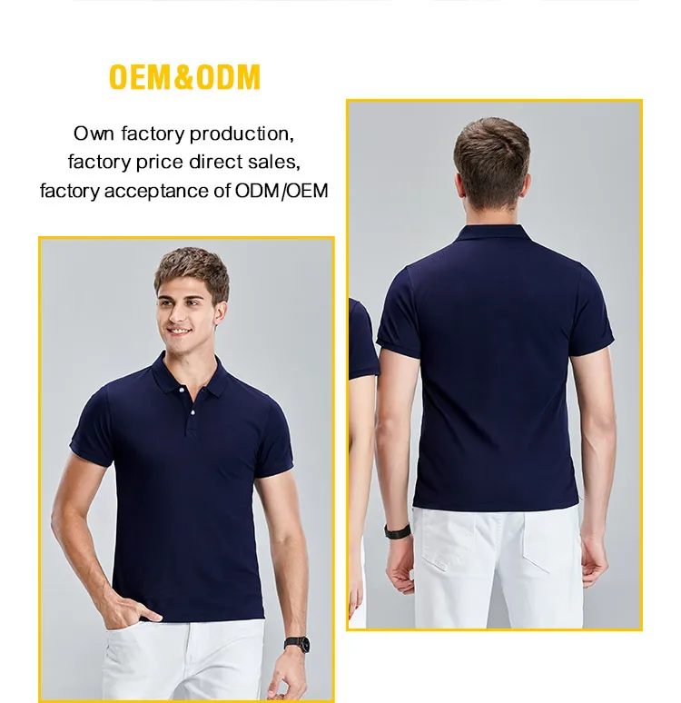 100 % cotton 240gsm unisex customize logo uniforms brand polo for men