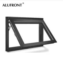 EUA AAMA NFRC certificada e Austr&aacute;lia AS2047 AS1288 certificado pequeno toldo de vidro janelas de alum&iacute;nio com ruptura t&eacute;rmica