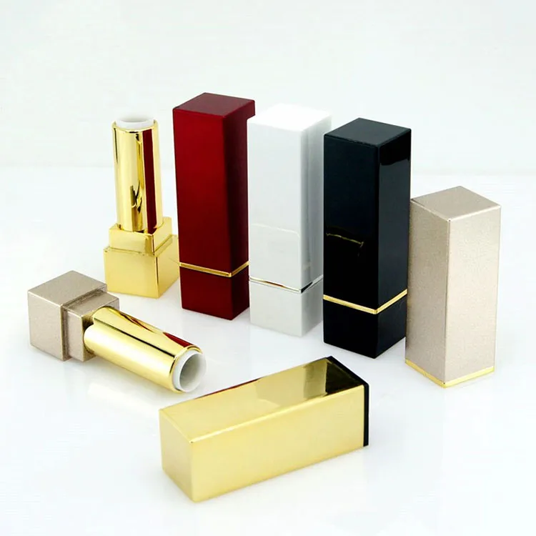 gold rim lipstick tube