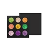 DIY 9 Colors Eyeshadow Compact Black Green Palette Cardboard Vegan Empty Eye Shadow Pallet OEM Your Brand