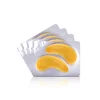 Custom travel size under eye care gel sheet 24k gold collagen eye mask