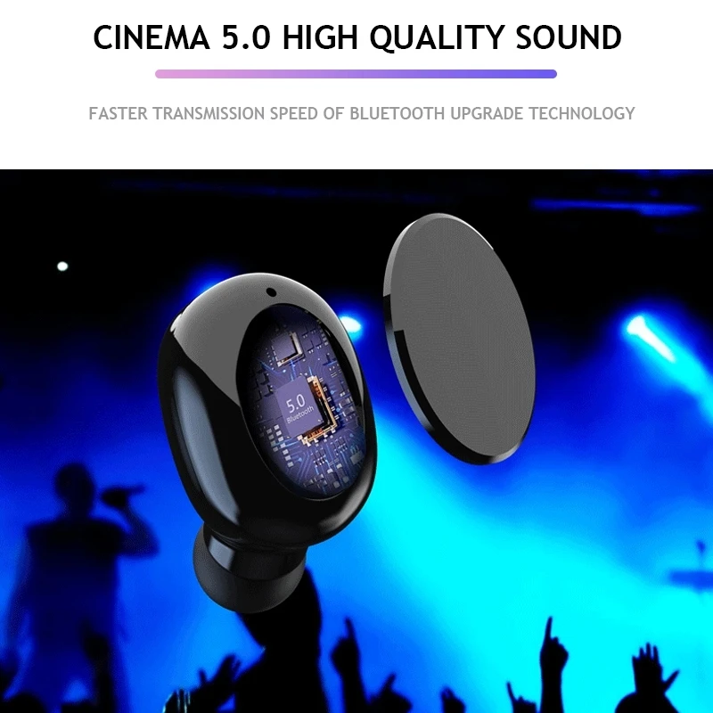 2020 Waterproof bluetooth earphone led display powerbank wireless power bank s590 s590B tws earbuds with power bank - ANKUX.COM