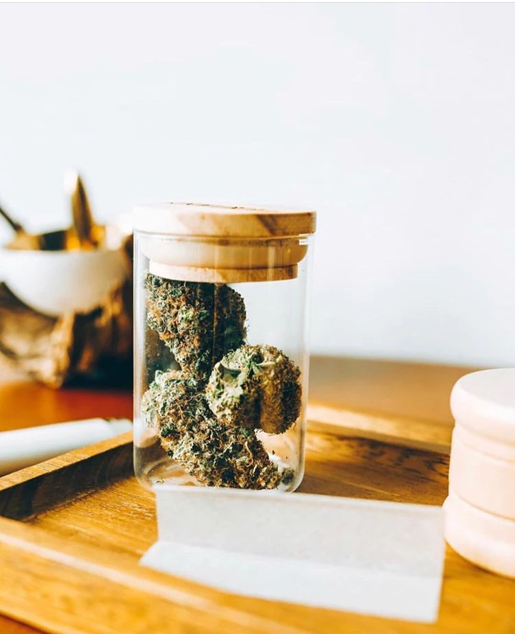 Herb Stash Jar Weed Container Airtight Smell Proof Aluminum For Weed