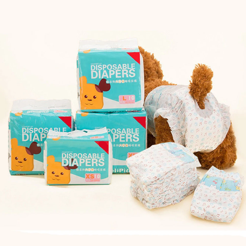 Wholesale Disposable Pet Diaper Supply Super Absorbent Soft Disposable ...